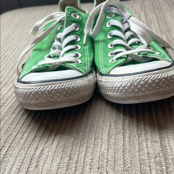 Green Converse Sneakers - Picture 3 of 5